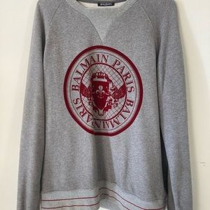 Balmain Paris crewneck sweatshirt. Size L.